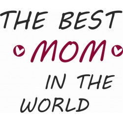 Koszulka Damska - THE BEST MOM IN THE WORLD 