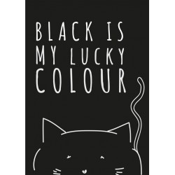 Koszulka Damska - Black is my lucky colour