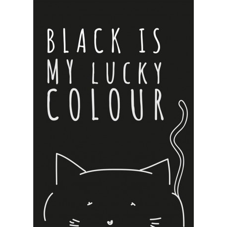 Koszulka Damska - Black is my lucky colour