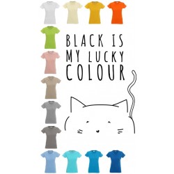 Koszulka Damska - black is my lucky colour 2