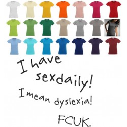 I have sexdaily i mean dyslexia damskie