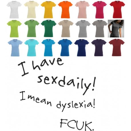 I have sexdaily i mean dyslexia damskie