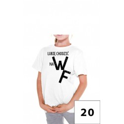 Koszulka dziecięca - Lubię chodzić na w-f