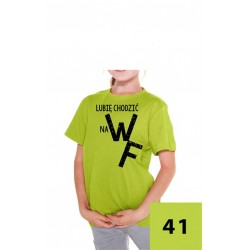 Koszulka dziecięca - Lubię chodzić na w-f