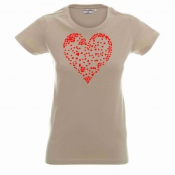 Koszulka damska - Serce z seduszek