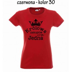 Koszulka Damska - Królowa zakupów
