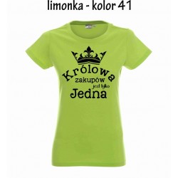 Koszulka Damska - Królowa zakupów