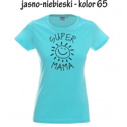Koszulka damska - Super mama Słoneczko