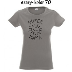 Koszulka damska - Super mama Słoneczko