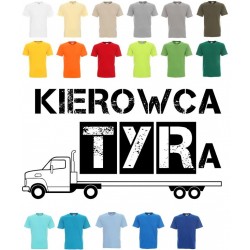 Koszulka męska - Kierowca Tyra cieżarówka