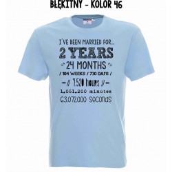 Koszulka męska - Rocznica ślubu wersja angielska