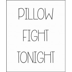 Koszulka damska - Pillow Fight Tonight