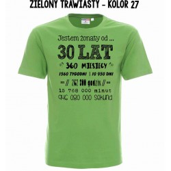 Koszulka meska - Rocznica ślubu - wersja polska