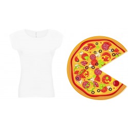 Koszulka Damska - Pizza rodzinna Geffer