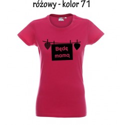 Koszulka Damska - Będę Mamą