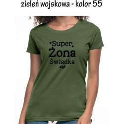 Koszulka Damska - Super Żona Świadka